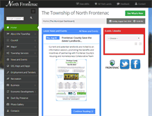Tablet Screenshot of northfrontenac.com